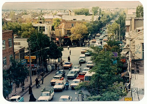 منظر لأردبيل عام 1988