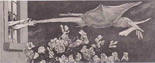 اختطاف من سلسلة إعادة صياغة العثور على قفاز، العمل السادس، رقم 9 (1881)، نقش، 9 × 11.4 × 26.1 سم، ألبرتينا، فيينا