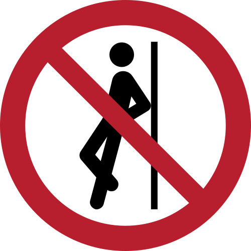 P041 – No leaning against