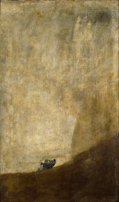 فرانسيسكو غويا، الكلب، 1819-1823