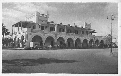 محطة سكة حديد بنغازي عام 1930