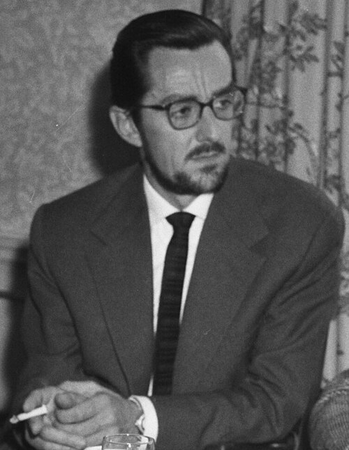 صورة لغابرييل أكس في أسبوع السينما عام 1959 في أرنهيم.