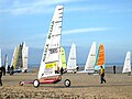 اليخوت الرملية على شاطئ Oostduinkerke