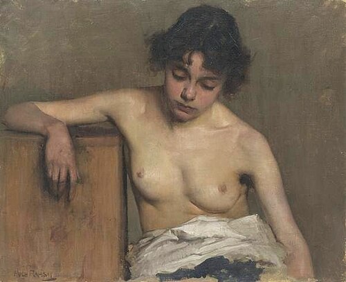 لوحة عارية (حوالي عام 1900) للفنان هيو رامزي