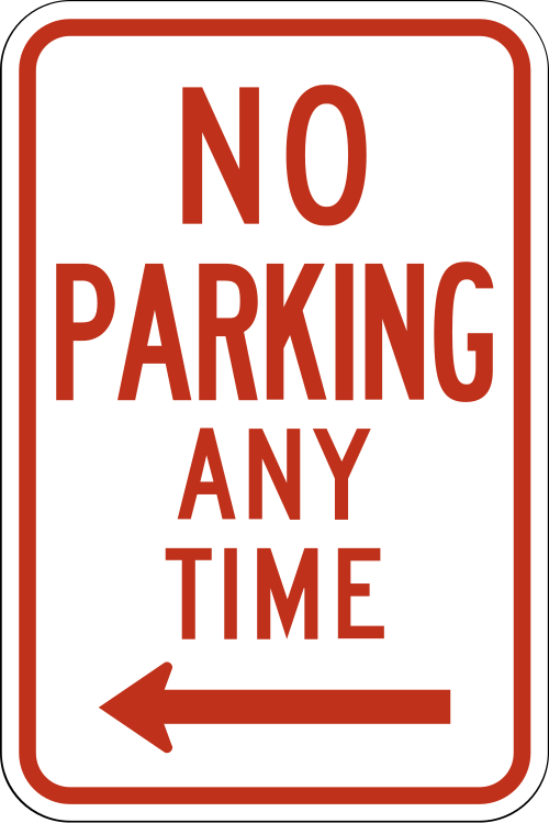 ممنوع الوقوف، MUTCD R7-1.