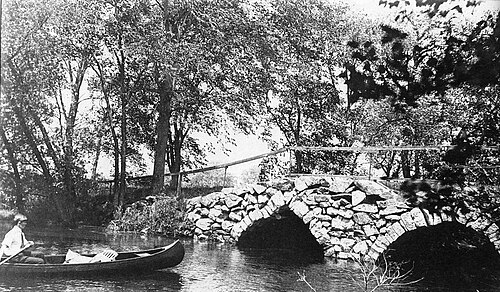 جسر ساندز حوالي عام 1900