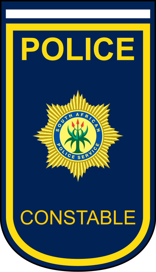 The Constable rank of the South African Police Service.