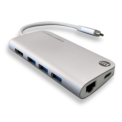 موزع USB-C PD حديث يعمل بالطاقة