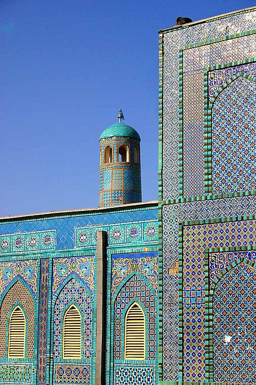 Central Asian style tile work