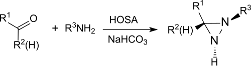 تخليق ديازيريدينين باستخدام HOSA