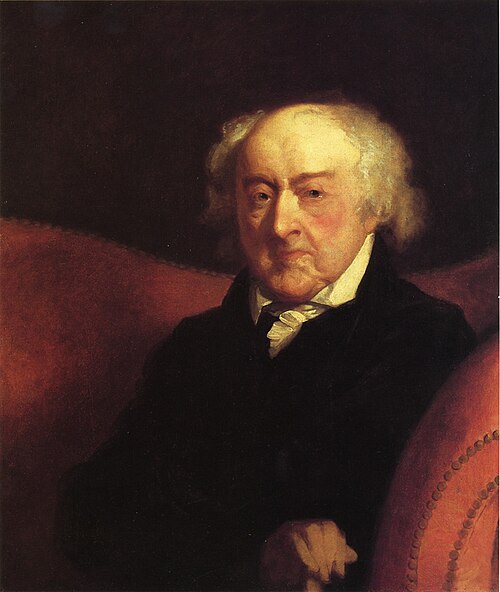 الرئيس الثاني للولايات المتحدة، جون آدامز، 1826
