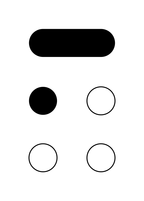 (نقاط نمط برايل - A2)
