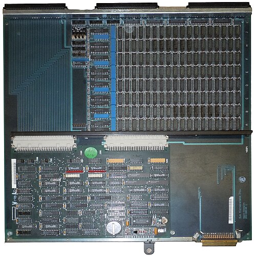 لوحة ذاكرة Sun-2 VME سعة 1 ميجابايت ولوحة SCSI