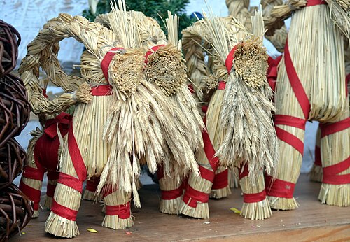 زينة الماعز لعيد الميلاد في بولندا