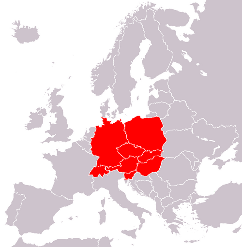 أوروبا الوسطى (Brockhaus Enzyklopädie، 1998)