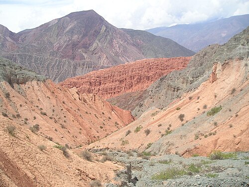 وديان كويبرادا دي هوماهواكا في مقاطعة خوخوي، الأرجنتين