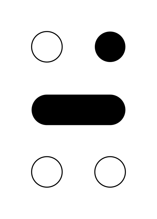 (نقاط نمط برايل - B4)