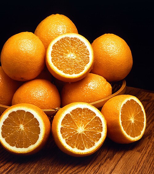 Sphere packing applies to a stack of oranges.