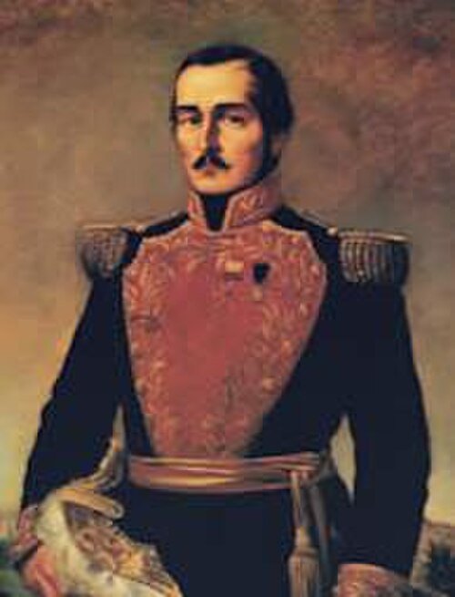 صورة فرانسيسكو دي باولا سانتاندير (1874) لمارتن توفار إي توفار (1827-1902). زيت على قماش