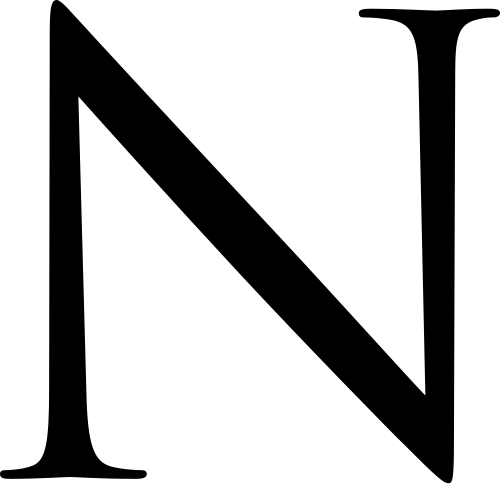 حرف لاتيني N