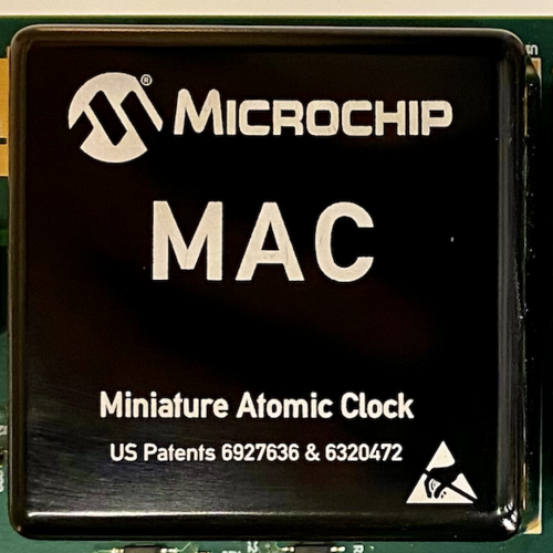 وحدة ساعة ذرية من الروبيديوم من شركة Microchip MAC