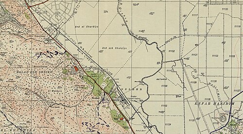 بلد الشيخ 1942 1:20000