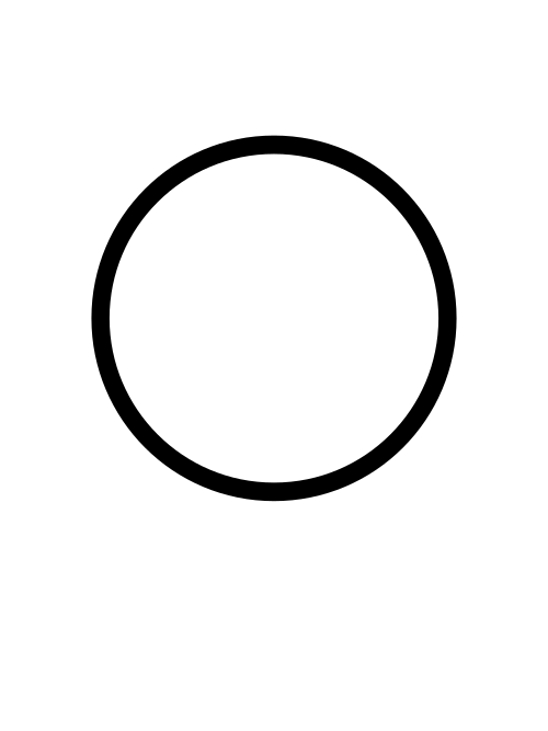 دائرة بدون نقطة