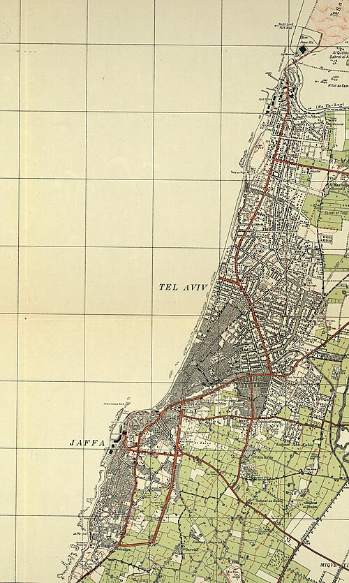 يافا 1943 1:20000