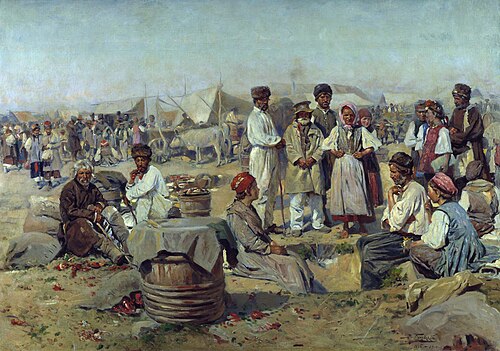 السوق في بولتافا – فلاديمير إيجوروفيتش ماكوفسكي، الثانية