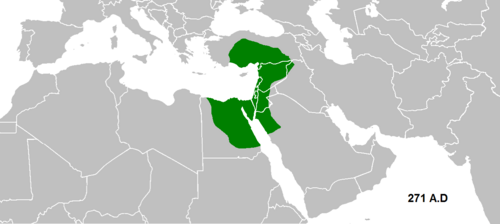 خريطة الإمبراطورية التدمرية
