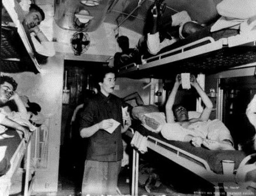 قطار مستشفى تابع للجيش الأمريكي عام 1944
