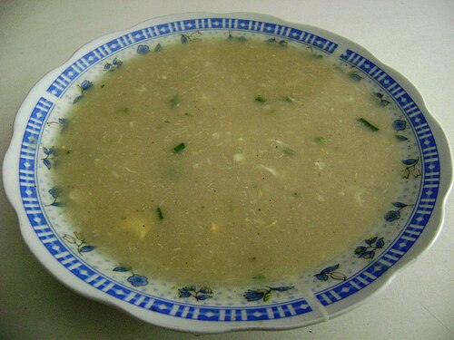 شوربة كريمة الفول