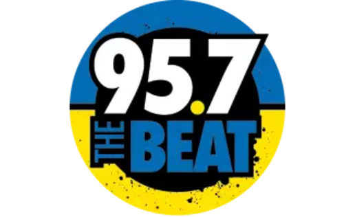 الشعار السابق لمحطة "95.7 The Beat" من عام 2019 إلى عام 2021.