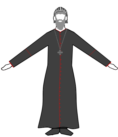 كاهن قبطي وسرياني (راهب)