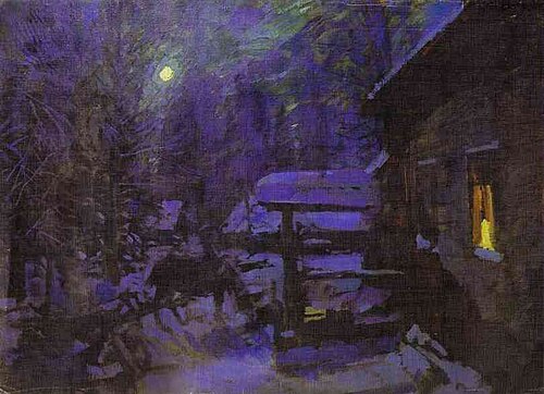 ليلة مقمرة، شتاء. 1913