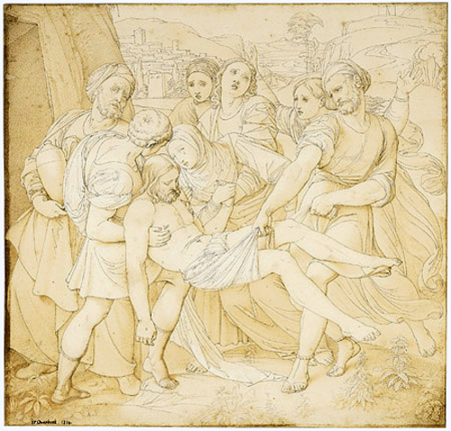 إنزال المسيح عن الصليب (فريدريك أوفربيك، 1814)