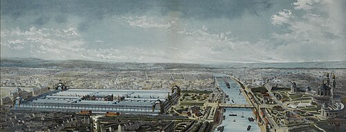 منظر بانورامي للمعرض العالمي، 1878.