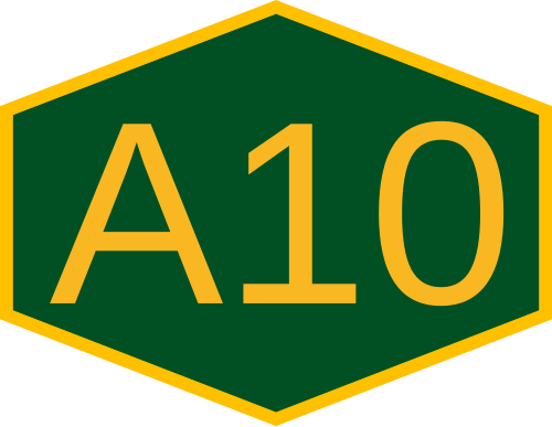 شعار الطريق السريع A10