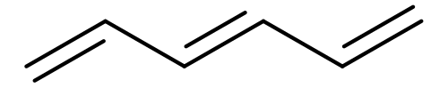 1,3,5-هيكساترايين هو أبسط ثلاثي إين