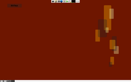 SliTaz 1.0 سطح مكتب مستقر