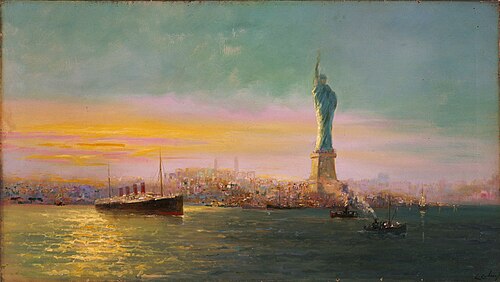 ترحيب من تصميم كارل كالوسد، حوالي 1900-1909