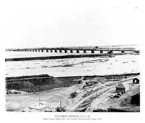 جسر فيكتوريا كما بدا في عام 1898