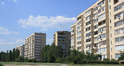 مبانٍ سكنية تعود إلى الحقبة السوفيتية