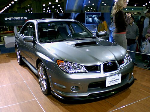 فاصل أمامي صغير أسفل مصد سيارة سوبارو إمبريزا WRX.