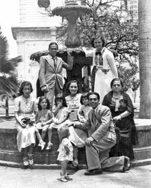 عائلة فرنسية في تشيلي، عام 1920.