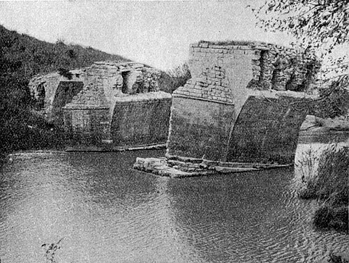 جسر إيسيبوس حوالي عام 1905/1906
