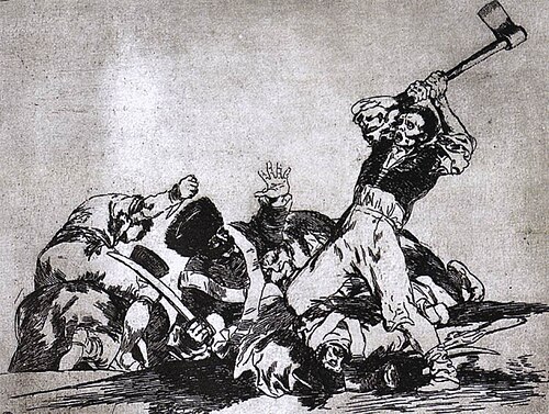 كوارث الحرب بريشة فرانسيسكو غويا، 1810-1820