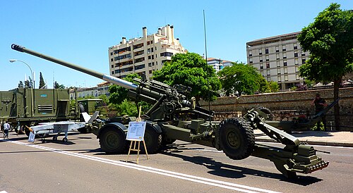 سانتا باربارا سيستيماس 155/52، الجيش الإسباني، SBS 155/52 APU-SIAC