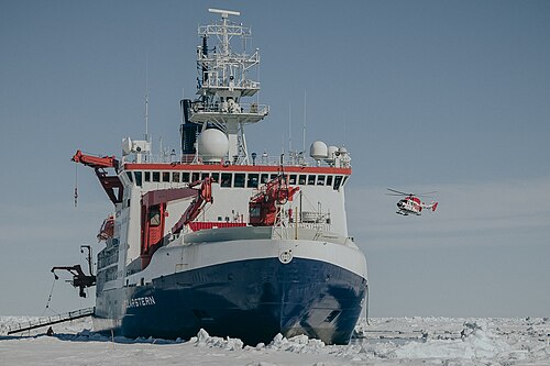 Polarstern أثناء رحلة MOSAiC