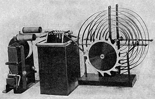 جهاز إرسال شرارة دوار صغير، 1918